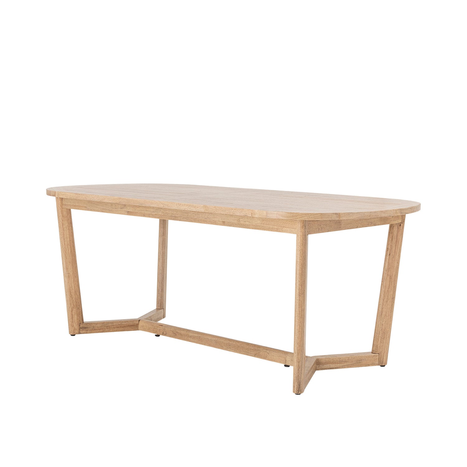 Creative Collection Serrone Dining Table, Nature, Rubber Wood