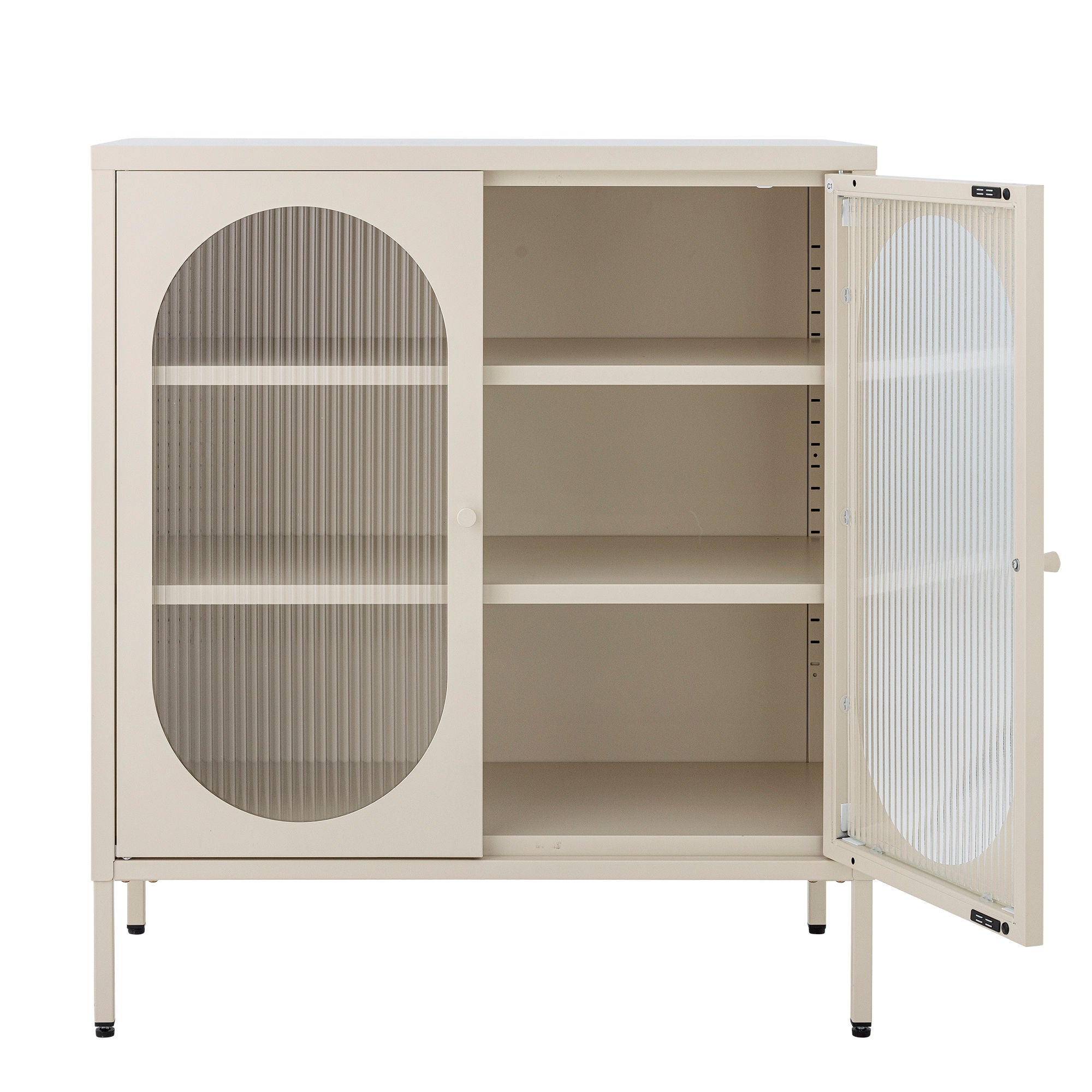 Bloomingville Salvo Cabinet, Nature, Metal