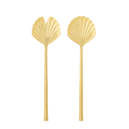 Creative Collection Loreta Salad Set, Gold, Stainless Steel