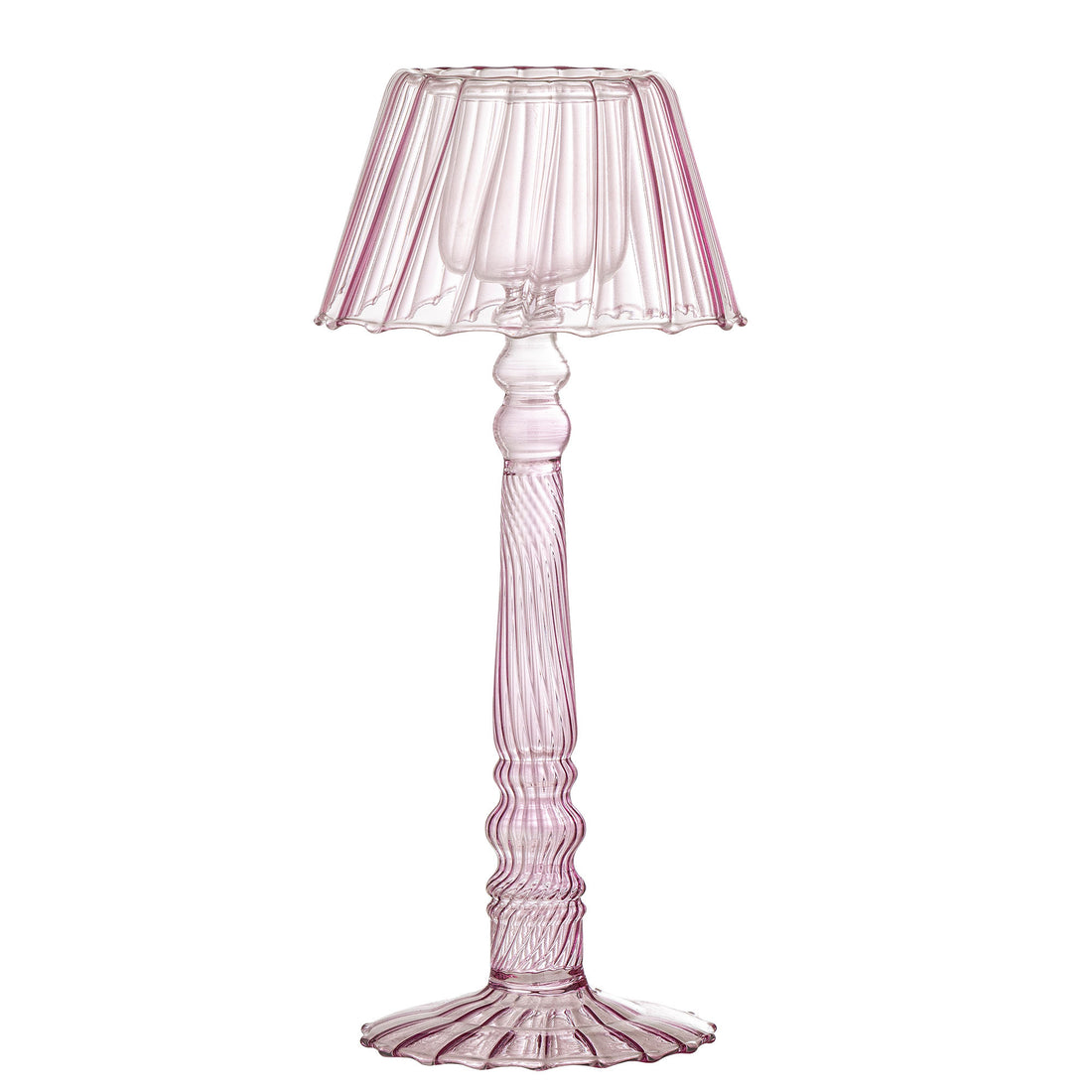 Bloomingville Cisco Lighthouse Stage, Rosa, Glass