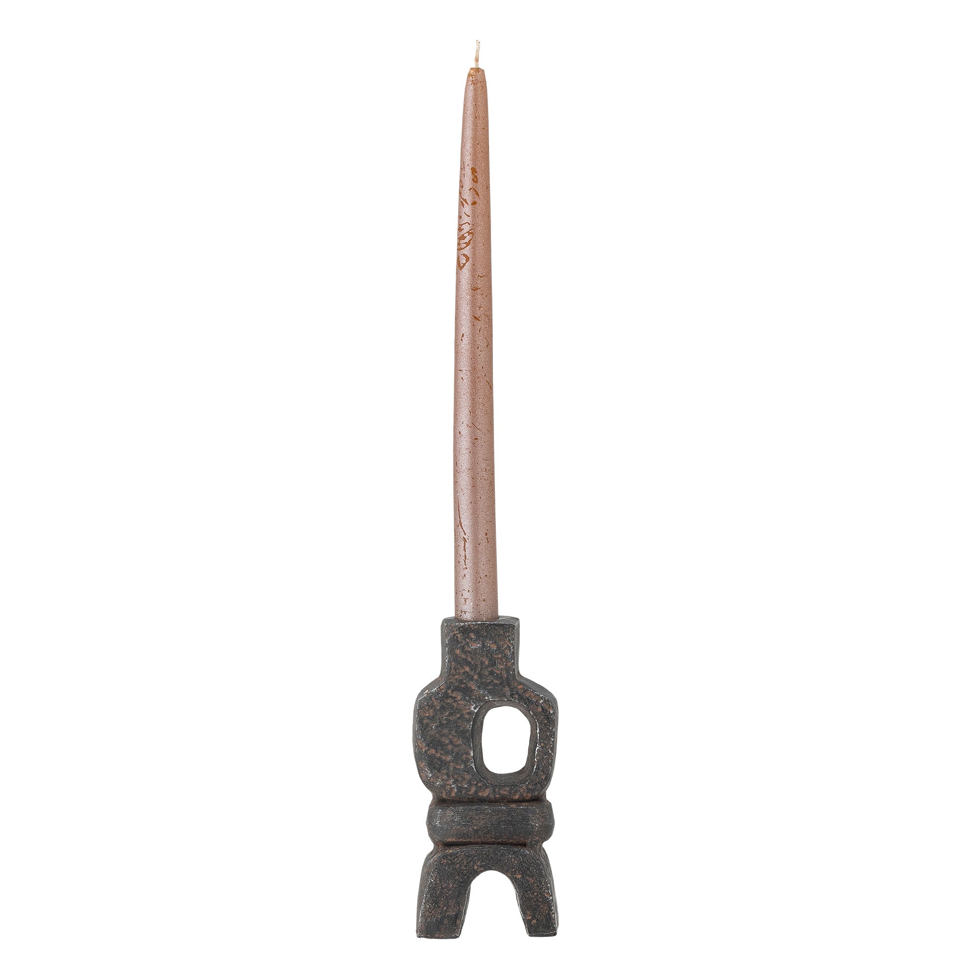 Bloomingville Sanah candlestick, black, cast iron
