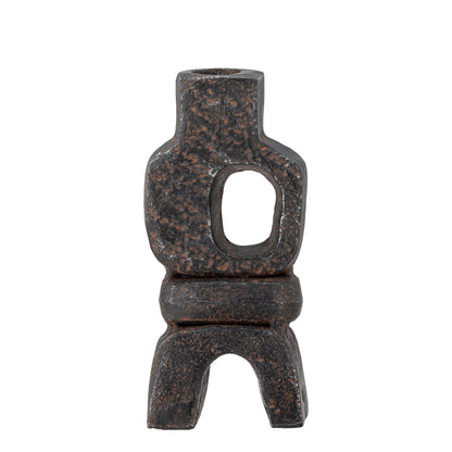 Bloomingville Sanah candlestick, black, cast iron