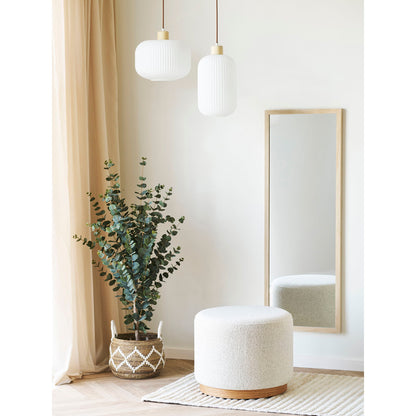 Scottsdale wall mirror - wall mirror, wooden frame, nature 45x110 cm