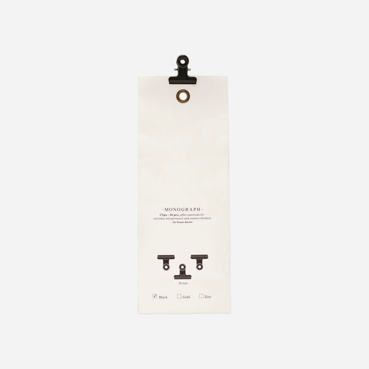 Monograph Clips, Sort 40stk. - Monograph - DesignGaragen.dk