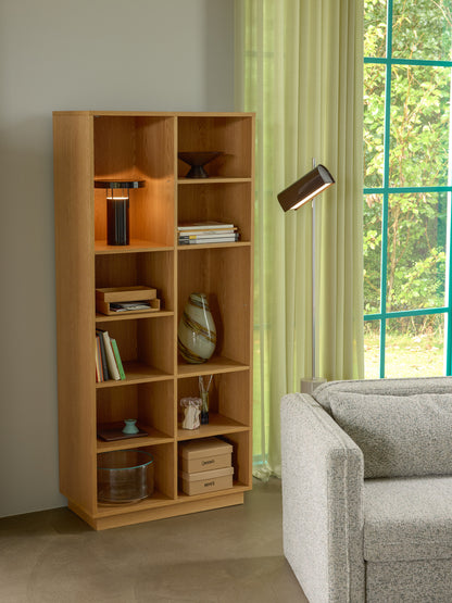 Disco Bookcase Large Natural - 80x30xh180cm
