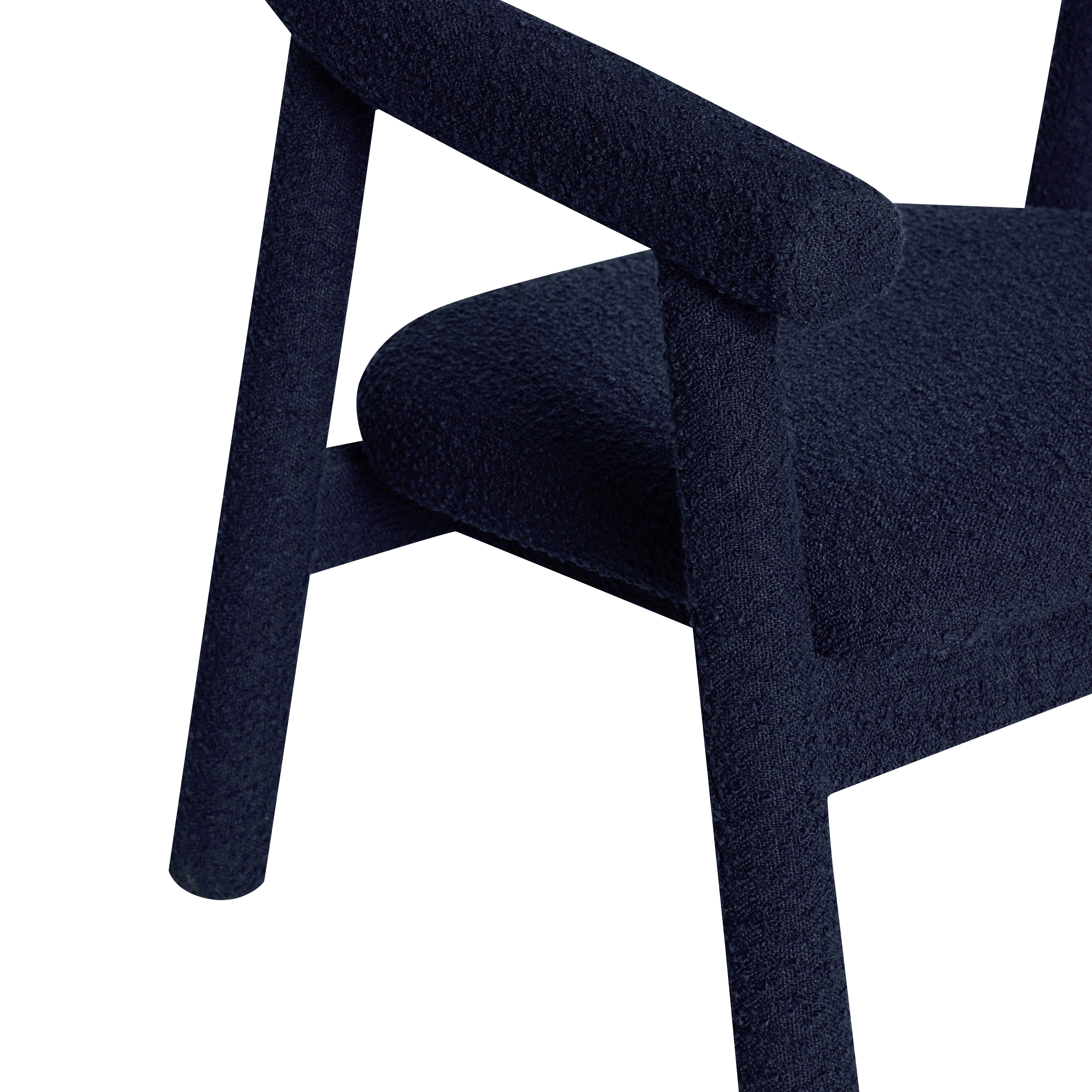 Ouli Lounge chair Dark blue - 81x73xh80cm