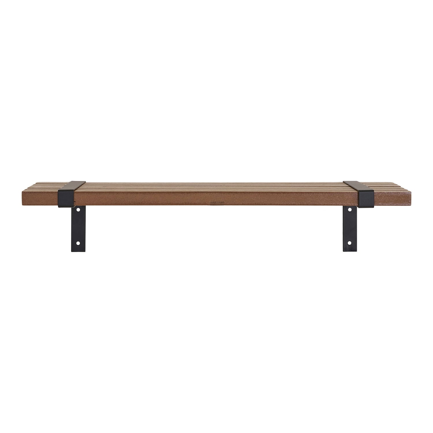 Wall shelf, ashphins, metal, nature, black&lt;br&gt;50x15x10 cm