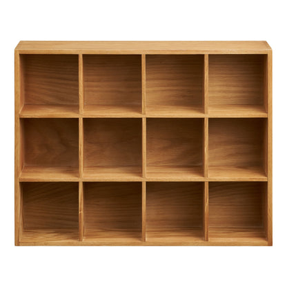 Soria wall shelf - wall shelf, oak/oak veneer, nature 39x11x51 cm