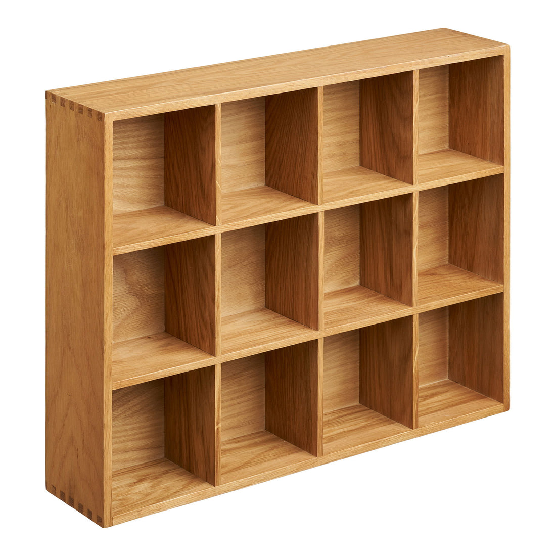 Soria wall shelf - wall shelf, oak/oak veneer, nature 39x11x51 cm
