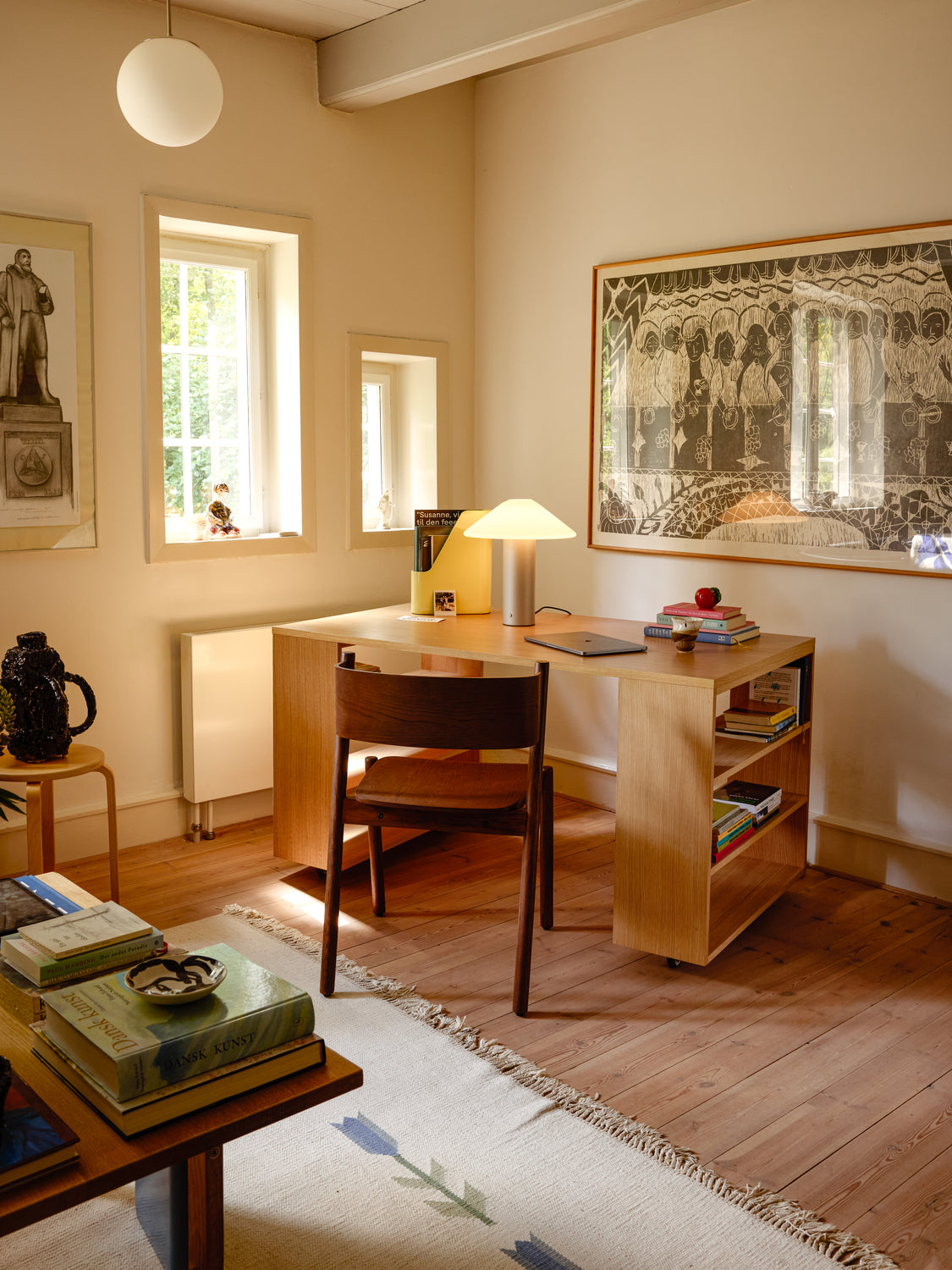 Oblique Dining Chair Brown - 55x51xh80cm