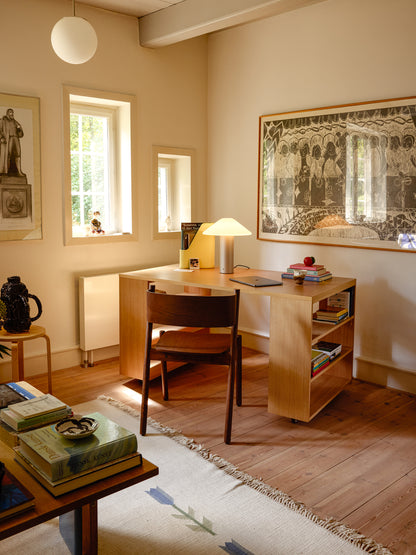 Oblique Dining Chair Brown - 55x51xh80cm