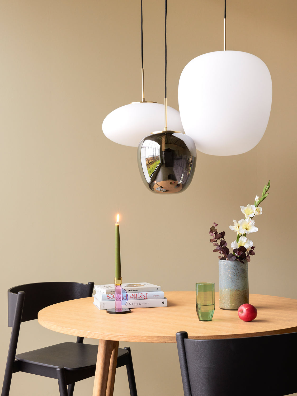 Oblique Dining Chair Black - 55x51xh80cm