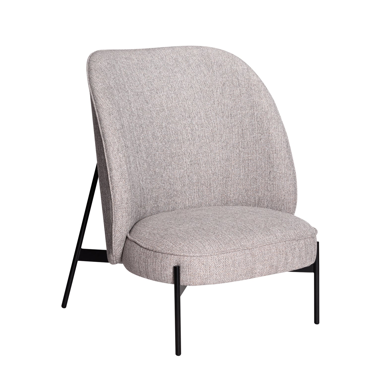 Area Lounge chair Light gray - 85x82xH102cm