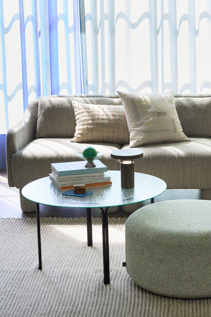 Elegance Sofa Light green - 224x73xH74