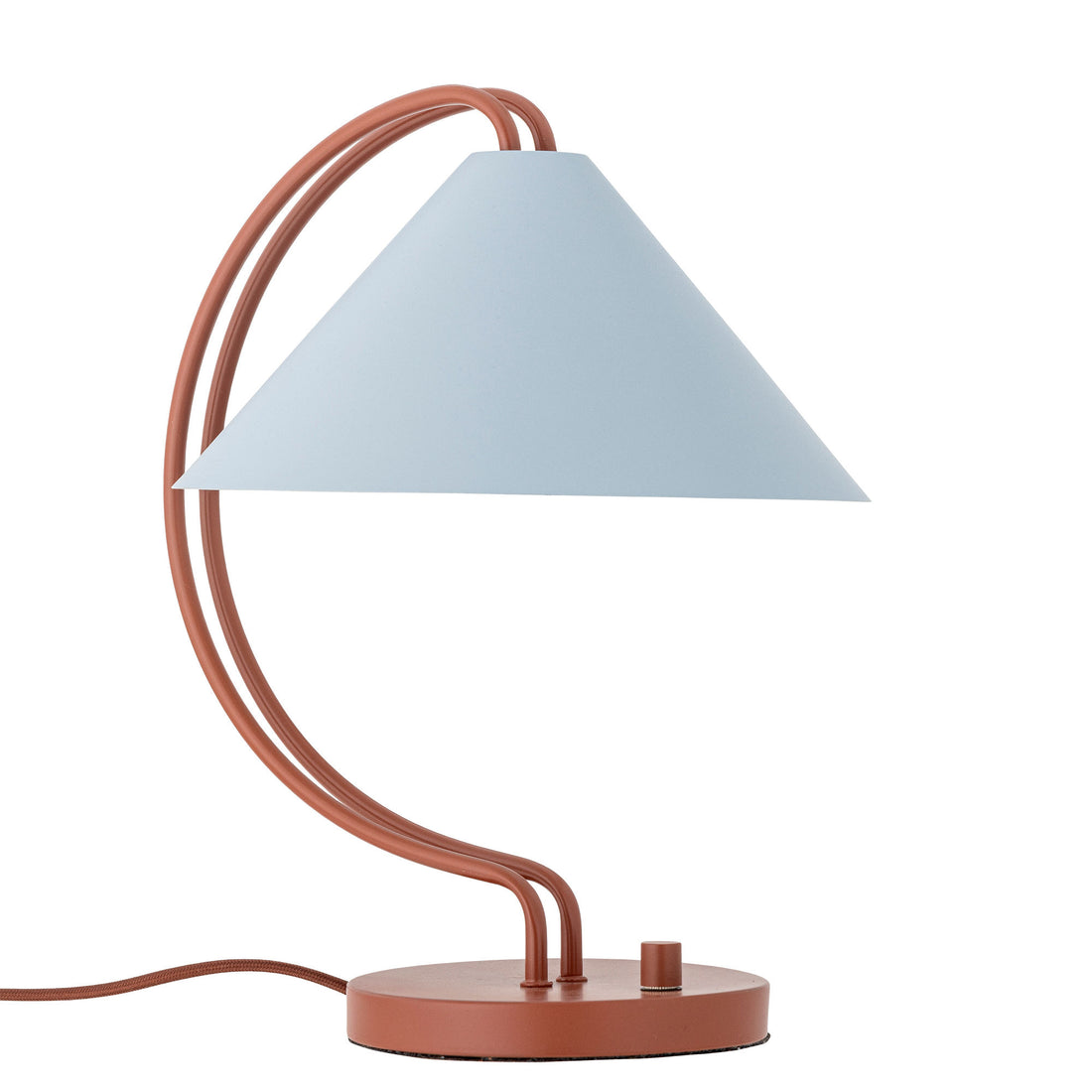 Bloomingville Janya table lamp, red, metal
