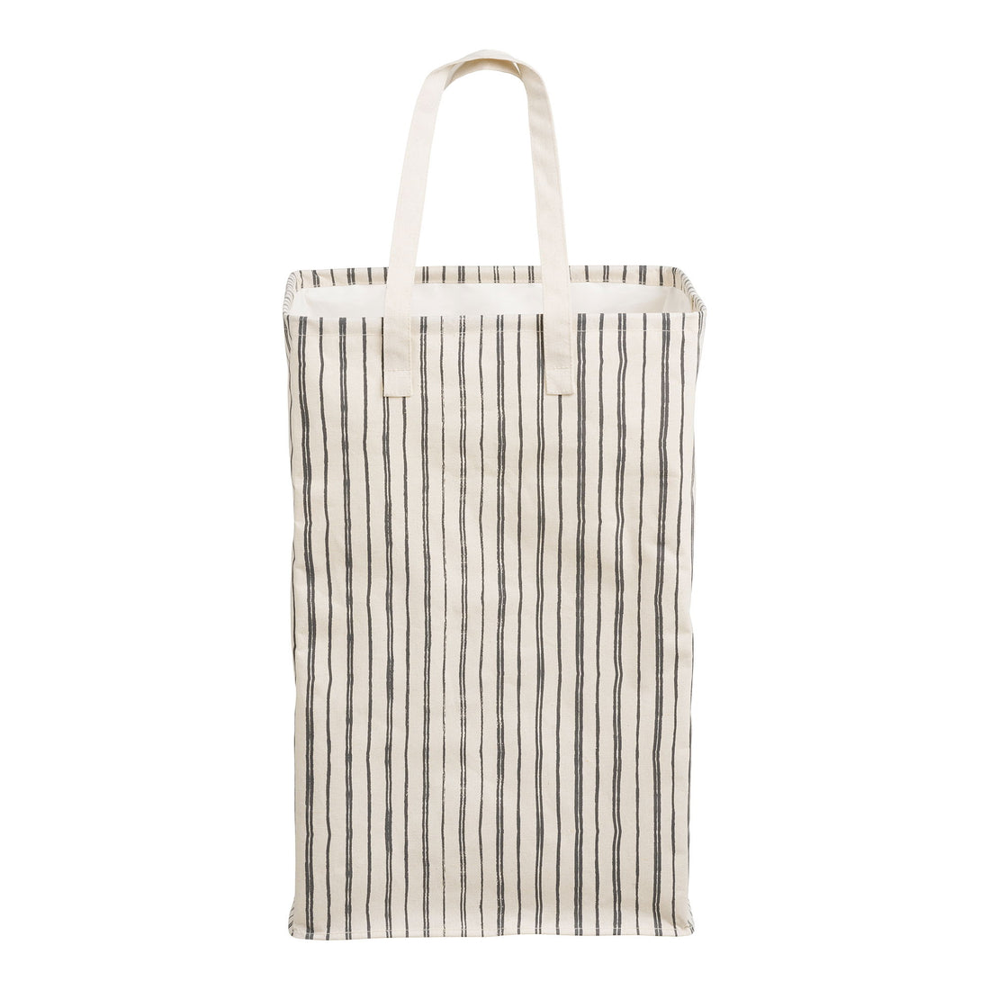 Argos laundry basket - laundry basket, fabric, beige/black 38x28x58 cm
