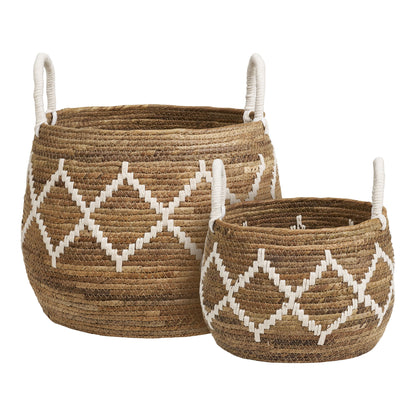 Altea curve - curve, banana braid, nature/raw white set of 2