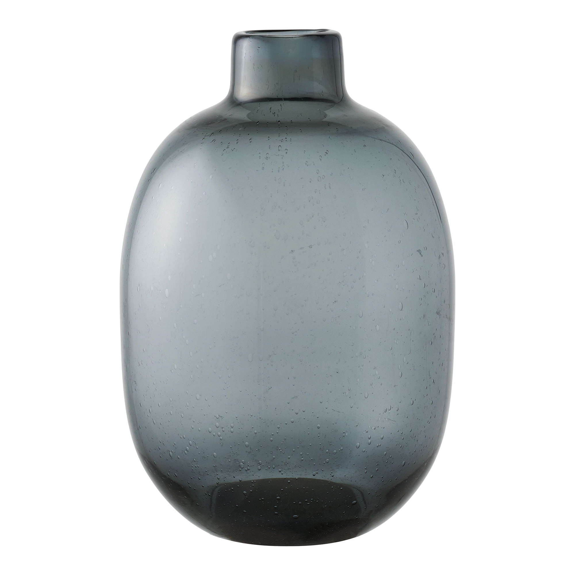 Vase - vase, glass, smoked black Ø23x35 cm