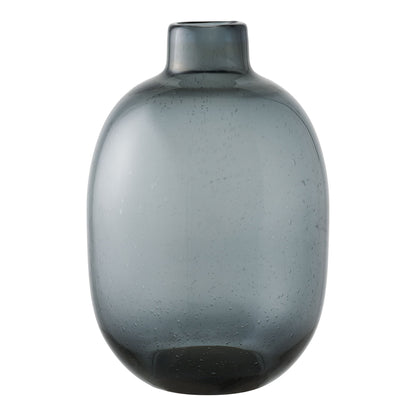 Vase - vase, glass, smoked black Ø23x35 cm