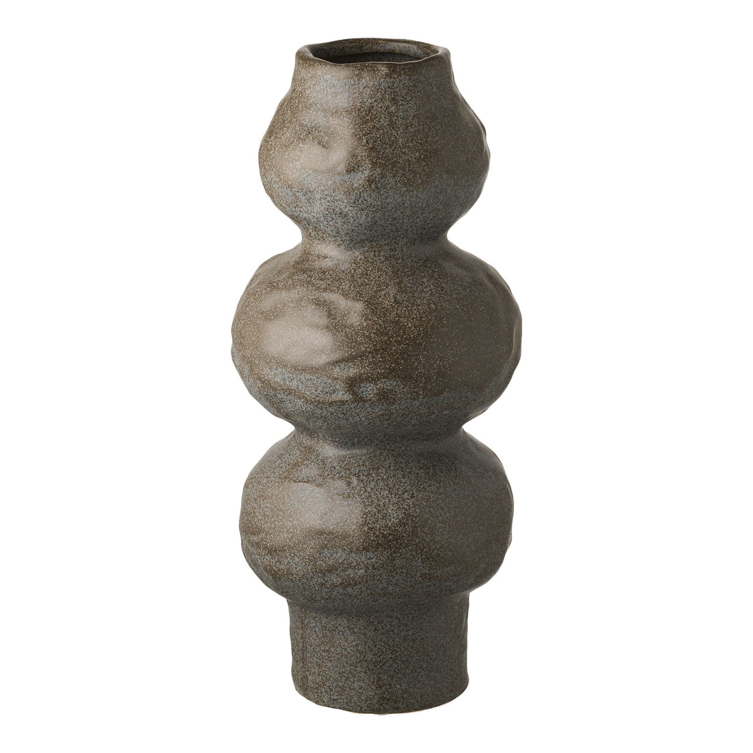 Vase - Vase, Ceramics, Dark Gray Ø14.5x33.5 cm