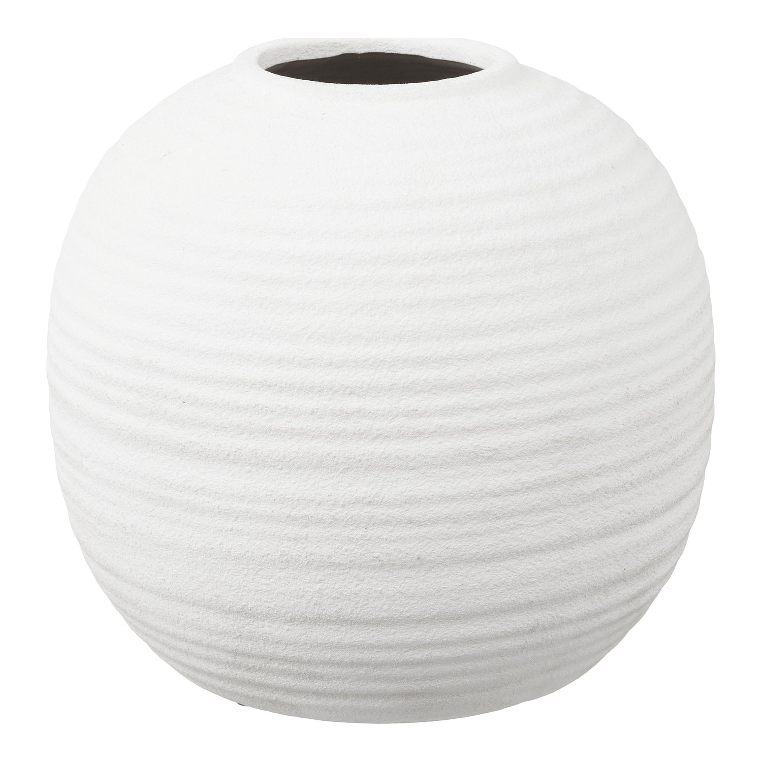 Vase - Vase, Ceramics, White Ø30x28.5 cm