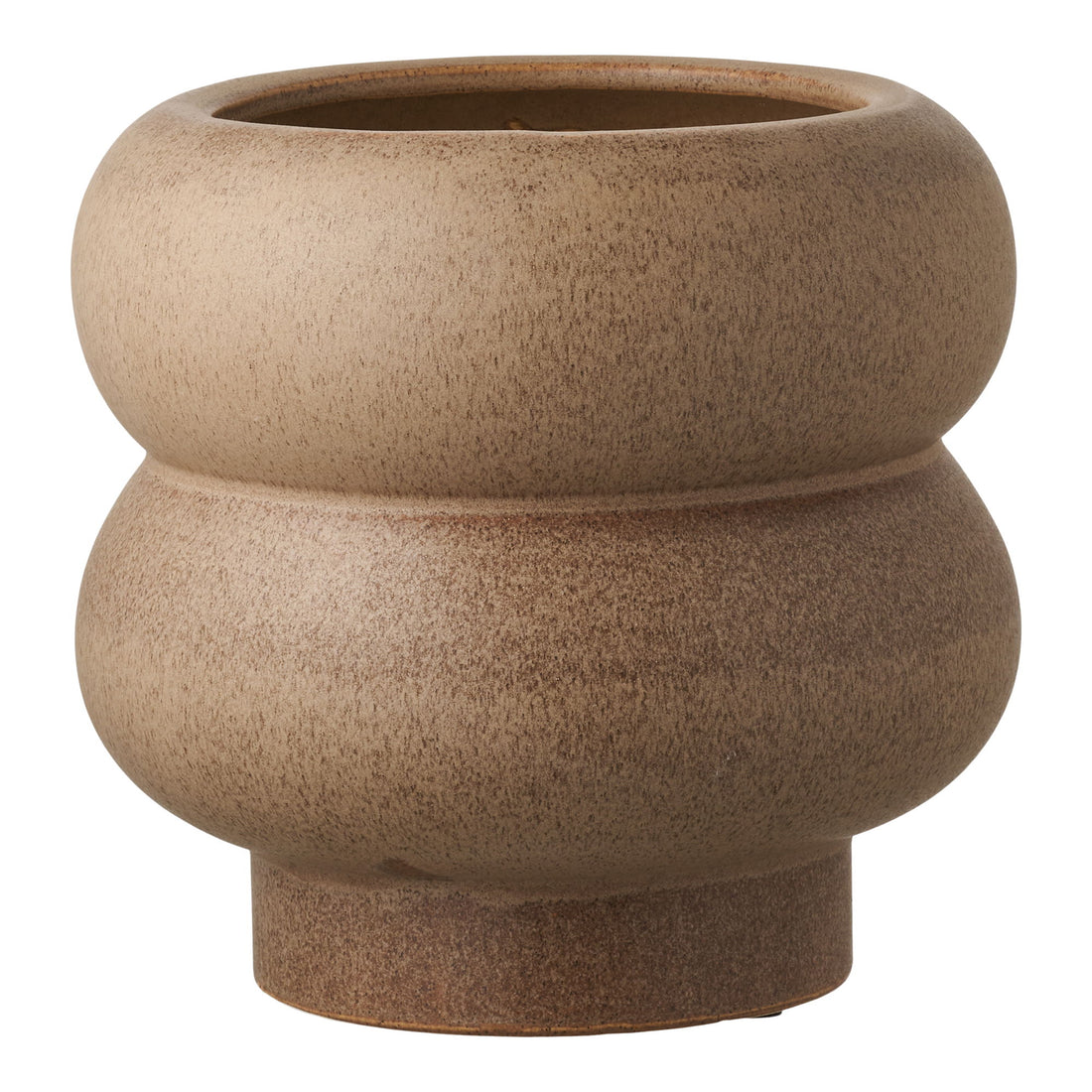 Herb Pot - Herbal Pot, Ceramics, Brown Ø19x17.5 cm