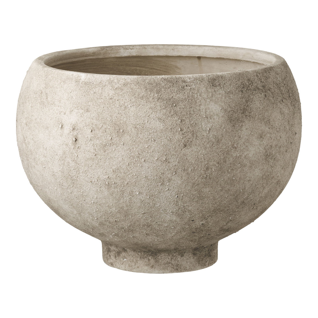 Herbal pot - herbal pot, ceramics, gray, Ø26x19.5 cm