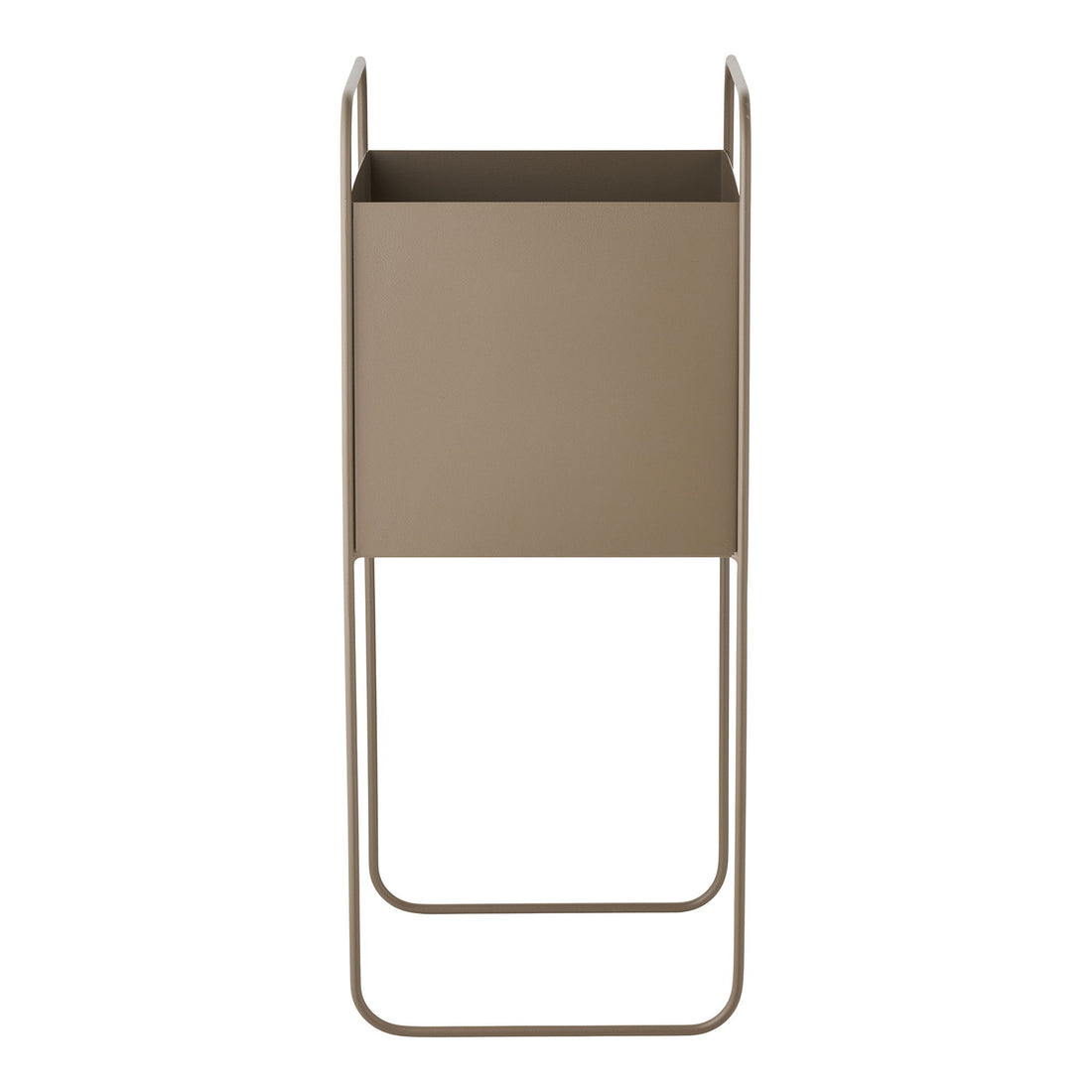 Herb Pot - Herbal Pot, Steel, Brown 22.5x22,5x54 cm