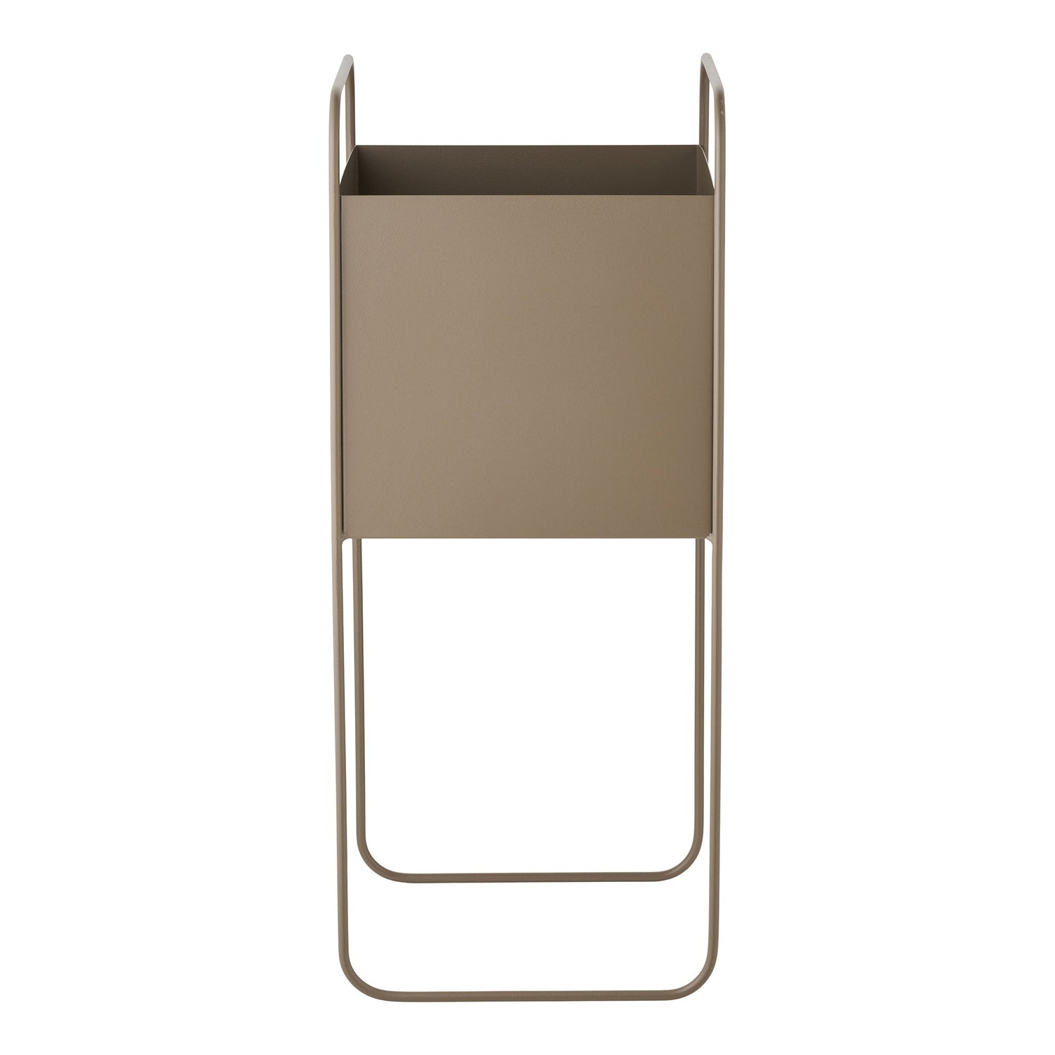 Herb Pot - Herbal Pot, Steel, Brown 22.5x22,5x54 cm