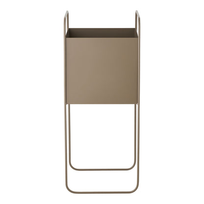 Herb Pot - Herbal Pot, Steel, Brown 22.5x22,5x54 cm