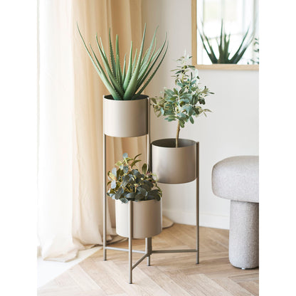 Herb Pot - Herbal Pot, Steel, Brown 22.5x23x75.5 cm