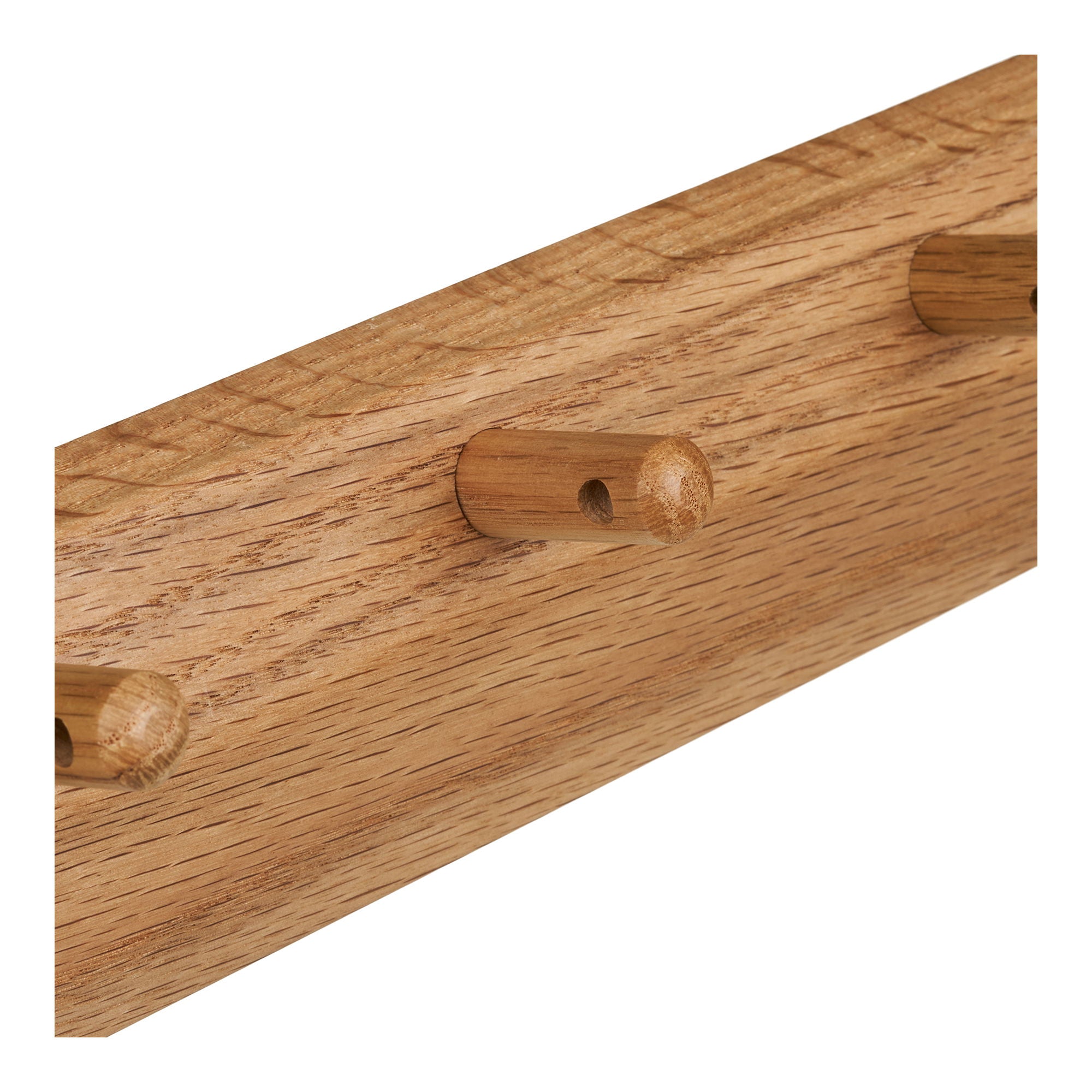 Barco hooks with 5 hooks - hooks with 5 hooks, oak 50x8.5 cm