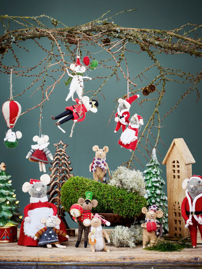 Bloomingville Peo Ornament, Red, Wool