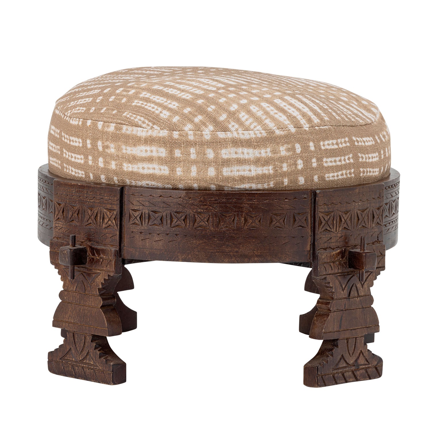 Creative Collection Paloma stool, brown, mango