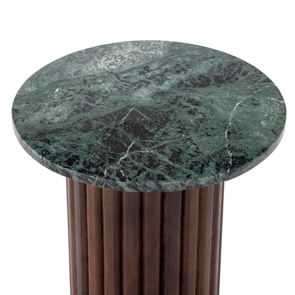 Bloomingville Wilson side table, green, marble