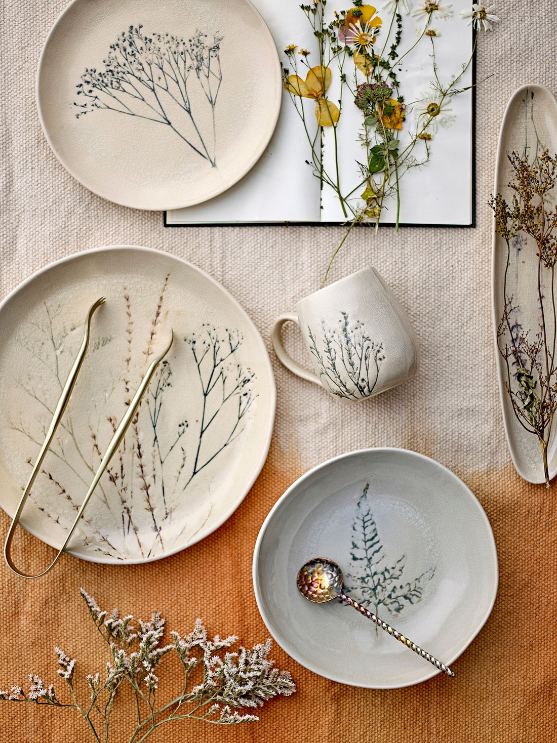 Bloomingville Bea breakfast set, nature, stoneware