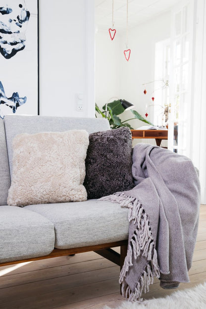 Lambskin cushion | Short-haired | New Zealand | Double Sided | 40x40 cm