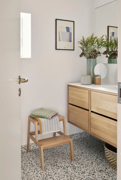 Hübsch Promenade Towel Small Blue/TRUE