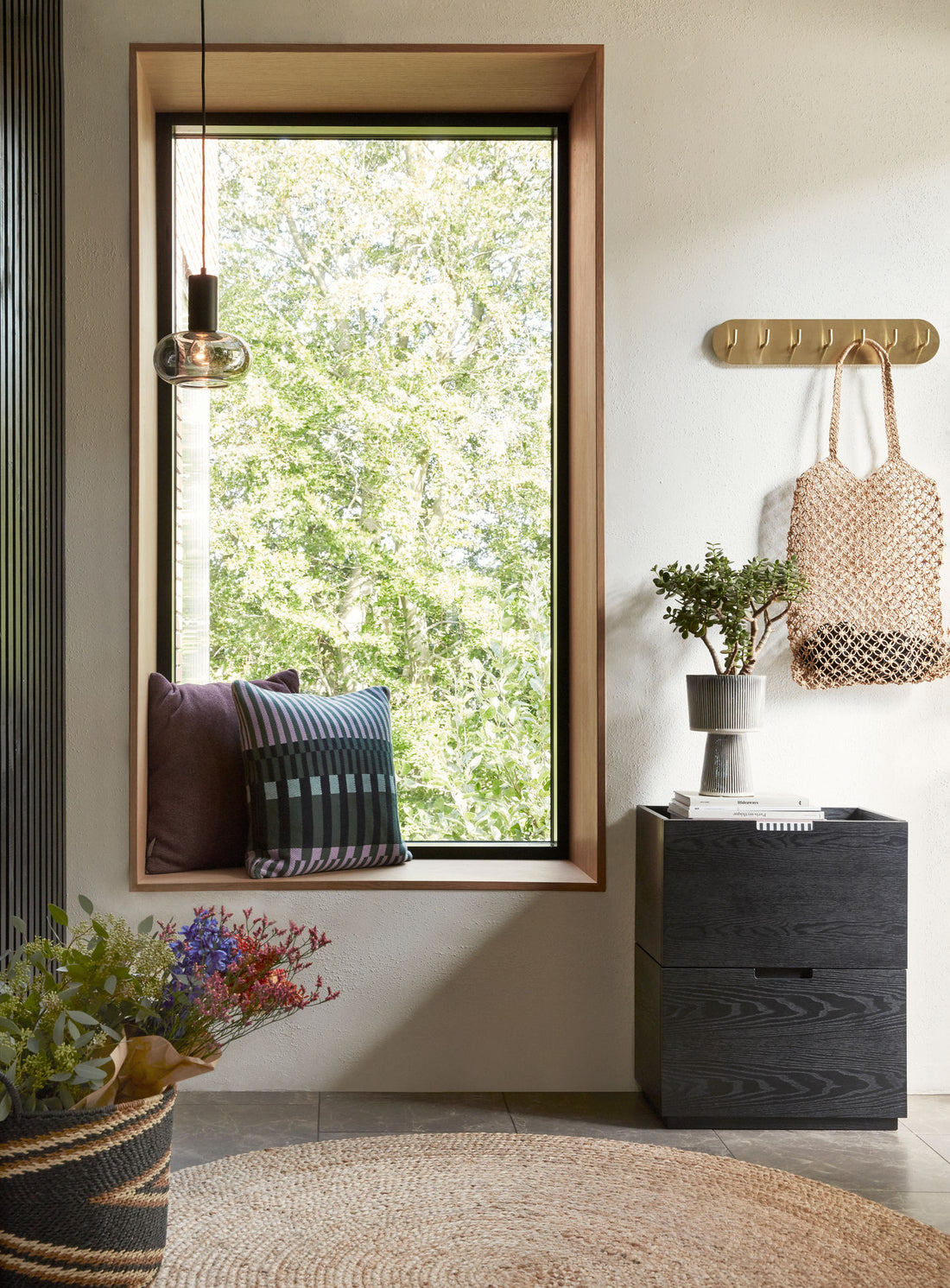 Hübsch Form Coat rack Brass colour