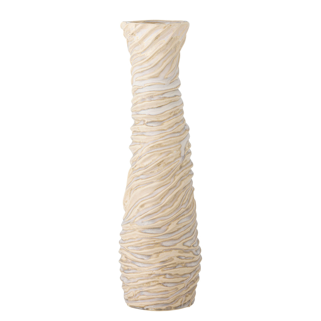 Bloomingville Damien Vase, White, Stoneware