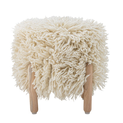 Bloomingville lomba stool, nature, wool