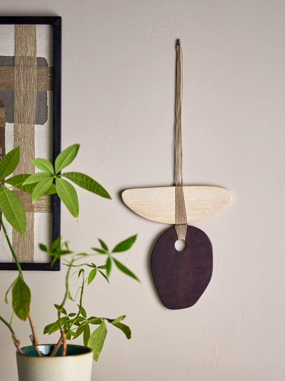 Bloomingville yoki wall decoration, brown, oak