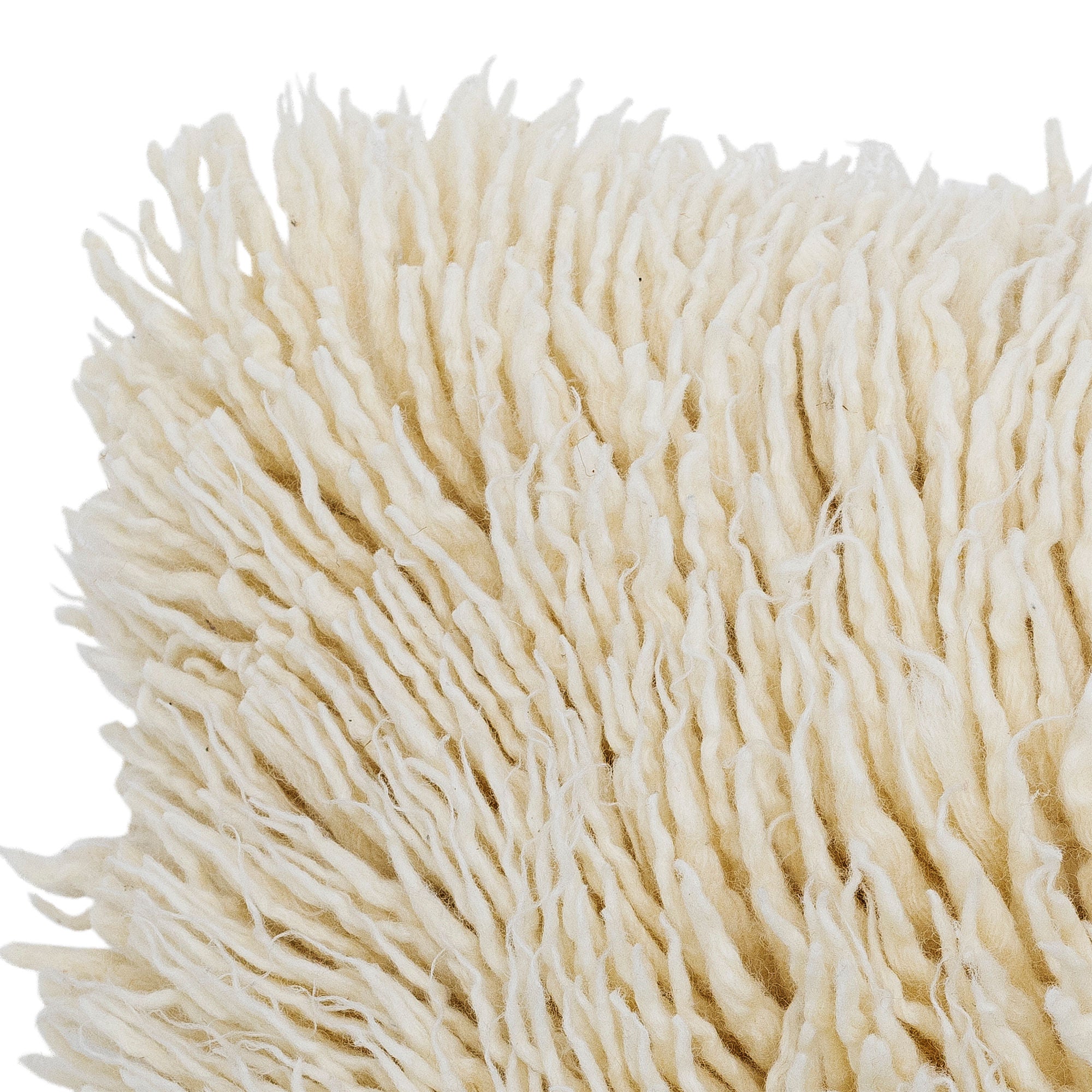 Bloomingville Star pillow, nature, wool