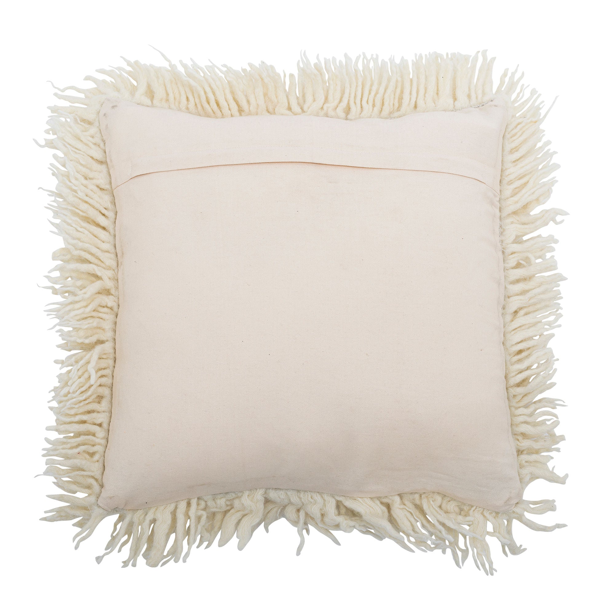 Bloomingville Star pillow, nature, wool