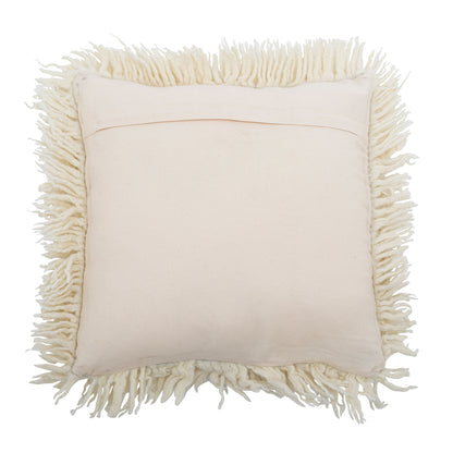 Bloomingville Star pillow, nature, wool
