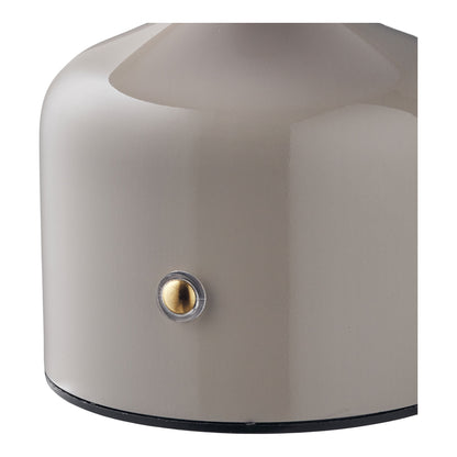 Aulla table lamp - table lamp, metal/plastic, rechargeable, gray