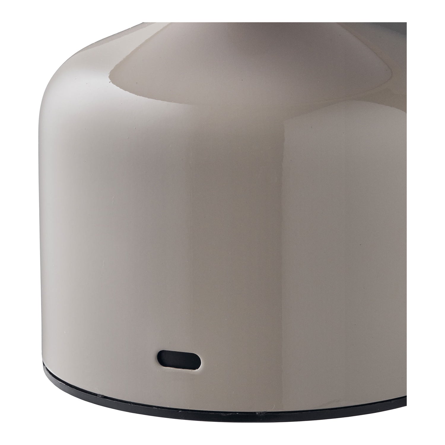 Aulla table lamp - table lamp, metal/plastic, rechargeable, gray