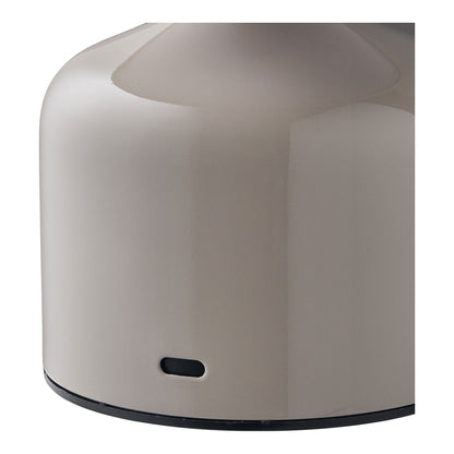 Aulla table lamp - table lamp, metal/plastic, rechargeable, gray