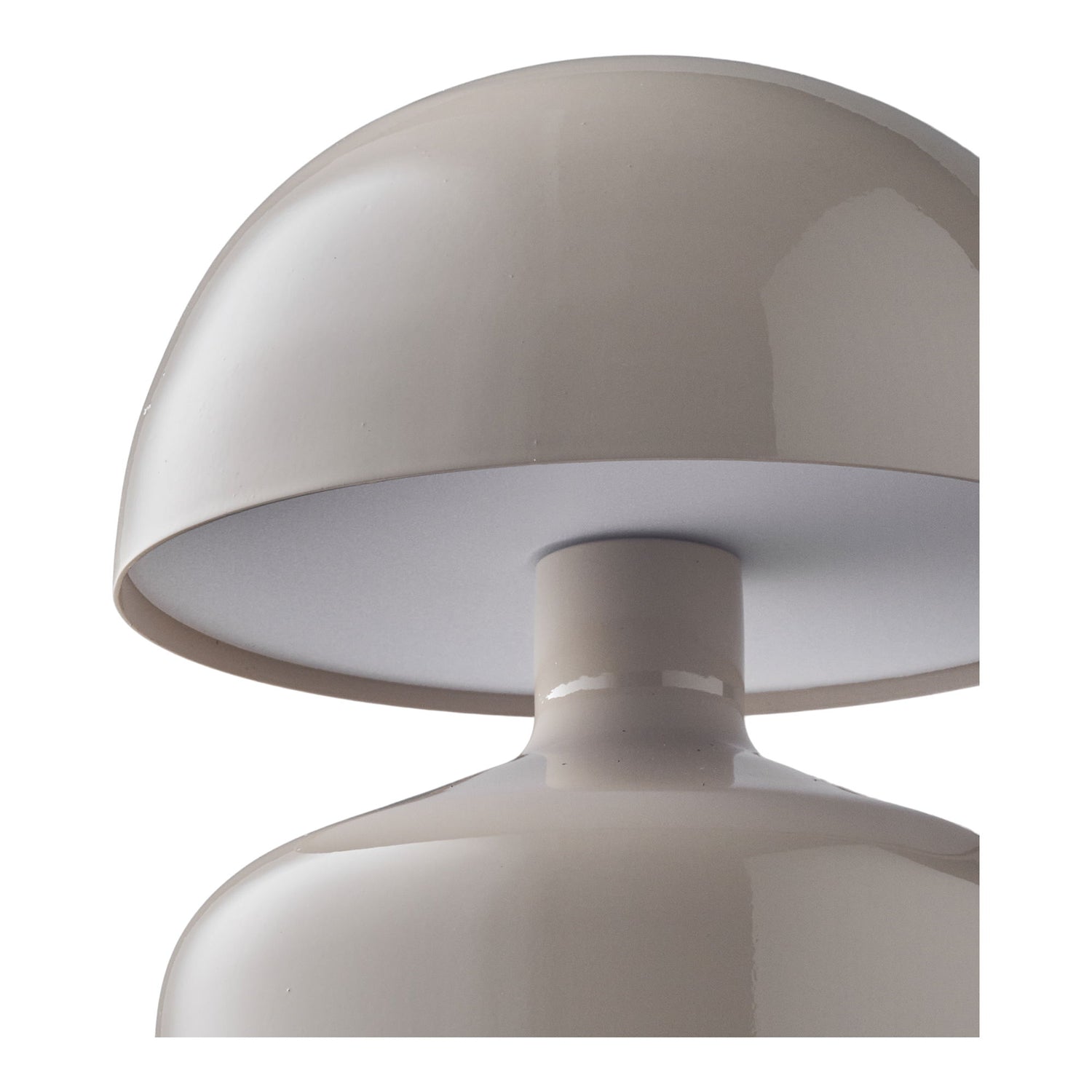 Aulla table lamp - table lamp, metal/plastic, rechargeable, gray