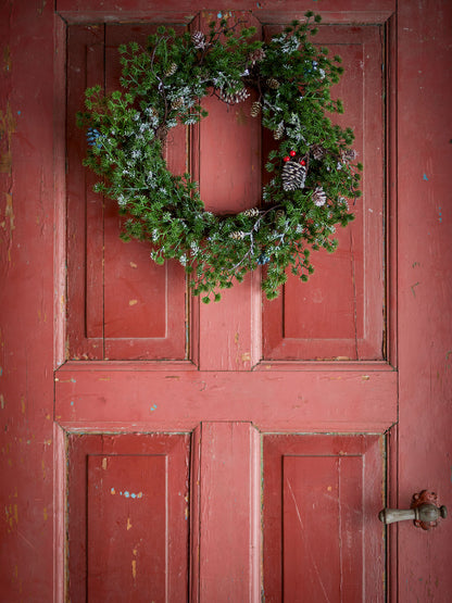 Bloomingville Cedar Wreath, Green, Artificial Flowers